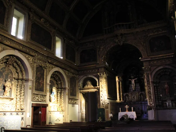 Religia Widok Kościół Nossa Senhora Dos Anjos Lizbonie Listopada 2021 — Zdjęcie stockowe