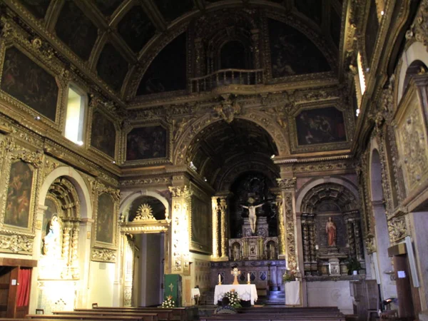 Religia Widok Kościół Nossa Senhora Dos Anjos Lizbonie Listopada 2021 — Zdjęcie stockowe