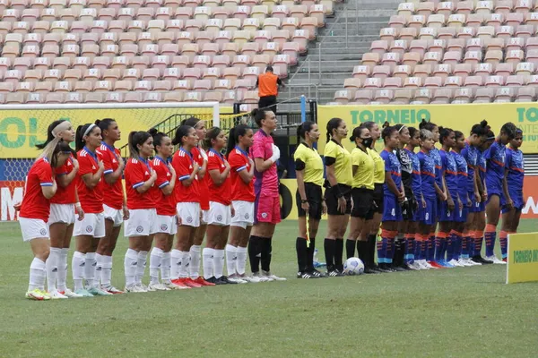 Novembre 2021 Manaus Amazonas Brésil Match Football Entre Les Équipes — Photo