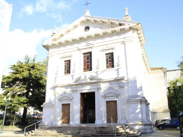Religion View Nossa Senhora Dos Anjos Church Lisbon November 2021 — Stock Photo, Image
