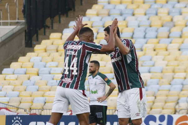 Fluminense America Noviembre 2021 Rio Janeiro Brasil Fans Fluminense Team — Foto de Stock