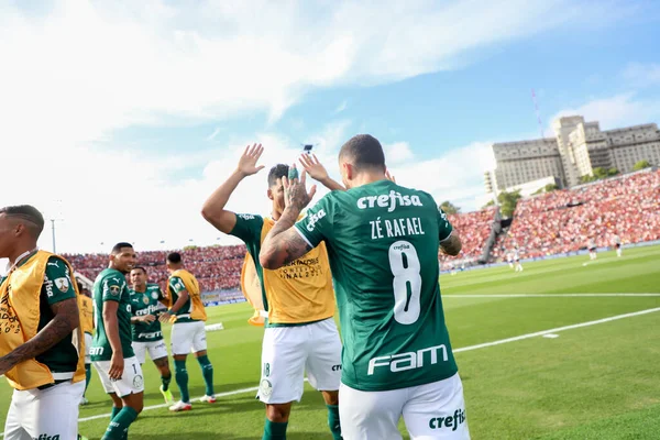 Conmebol Libertadores Finali Palmeiras Flamengo Kasım 2021 Montevideo Uruguay Palmeiras — Stok fotoğraf