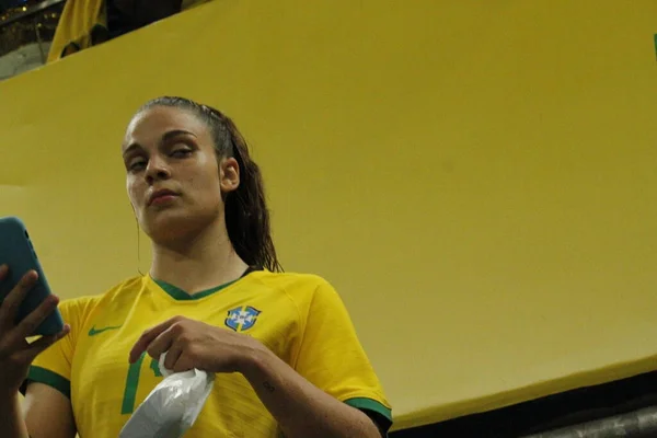 Torneio Internacional Futebol Feminino Brasil Venezuela Novembro 2021 Manaus Amazonas — Fotografia de Stock