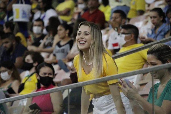 Torneo Internacional Fútbol Femenino Chile Venezuela Noviembre 2021 Manaus Amazonas — Foto de Stock