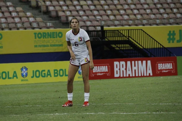Tournoi International Soccer Féminin Chili Venezuela Novembre 2021 Manaus Amazonas — Photo