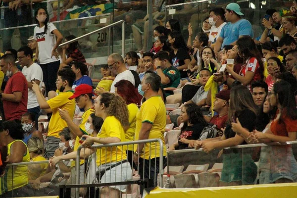 Torneio Internacional Futebol Feminino Brasil Venezuela Novembro 2021 Manaus Amazonas — Fotografia de Stock