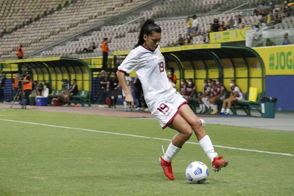 Torneio Internacional Futebol Feminino Chile Venezuela Novembro 2021 Manaus Amazonas — Fotografia de Stock