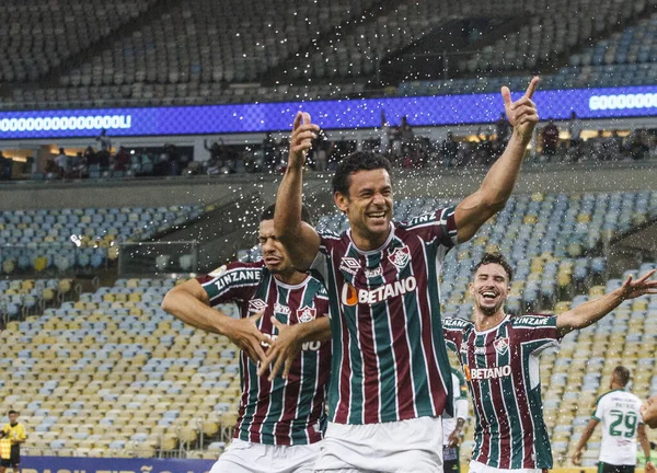 Fluminense America Kasım 2021 Rio Janeiro Brezilya Fluminense Takımının Taraftarları — Stok fotoğraf