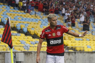 Brezilya Futbol Şampiyonası: Flamengo ve Ceara. 30 Kasım 2021, Rio de Janeiro, Brezilya: Flamengo ve Ceara arasında oynanan ve 36. raunt için geçerli olan futbol karşılaşmasında Gabriel Barbosa 'nın attığı golün kutlanması