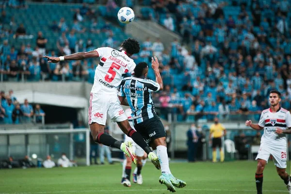 Brazilian Soccer Championship Gremio Sao Paulo December 2021 Porto Alegre — Stock Photo, Image