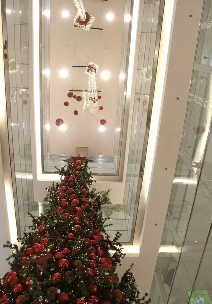 Sprite Szórakoztatni Vásárlók Ibirapuera Mall Közeledik Karácsonyi Ünnep December 2021 — Stock Fotó