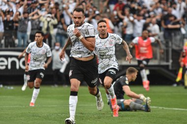 Brezilya Futbol Şampiyonası: Corinthians ve Gremio: 5 Aralık 2021, Sao Paulo, Brezilya: Gremio takımından Diego Souza 'nın Corinthians ve Gremio arasında oynanan 37.