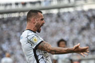Brezilya Futbol Şampiyonası: Corinthians ve Gremio: 5 Aralık 2021, Sao Paulo, Brezilya: Gremio takımından Diego Souza 'nın Corinthians ve Gremio arasında oynanan 37.