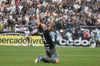 Brezilya Futbol Şampiyonası: Corinthians ve Gremio: 5 Aralık 2021, Sao Paulo, Brezilya: Gremio takımından Diego Souza 'nın Corinthians ve Gremio arasında oynanan 37.
