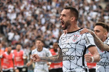 Brezilya Futbol Şampiyonası: Corinthians ve Gremio: 5 Aralık 2021, Sao Paulo, Brezilya: Gremio takımından Diego Souza 'nın Corinthians ve Gremio arasında oynanan 37.