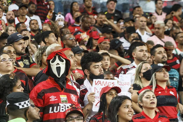 Mistrzostwa Brazylii Piłce Nożnej Flamengo Santos Grudnia 2021 Rio Janeiro — Zdjęcie stockowe