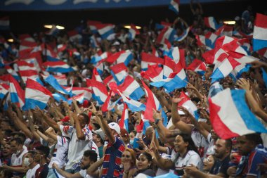 Brezilya Futbol Şampiyonası: Fortaleza ve Bahia. 10 Aralık 2021, Fortaleza, Ceara, Brezilya: Fortaleza ve Bahia arasındaki futbol maçı, Fortaleza 'daki Arena Castelao' da düzenlenen Brezilya Futbol Şampiyonası 'nın son turu için geçerlidir.