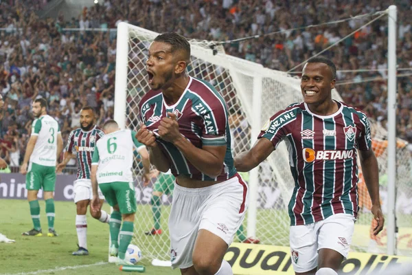 Brezilya Futbol Şampiyonası: Fluminense ve Chapecoense. 9 Aralık 2021, Rio de Janeiro, Brezilya. Fluminense ve Chapecoense arasındaki futbol maçı, Maracana Stadyumu 'nda düzenlenen Brezilya Futbol Şampiyonası' nın son turu için geçerli.