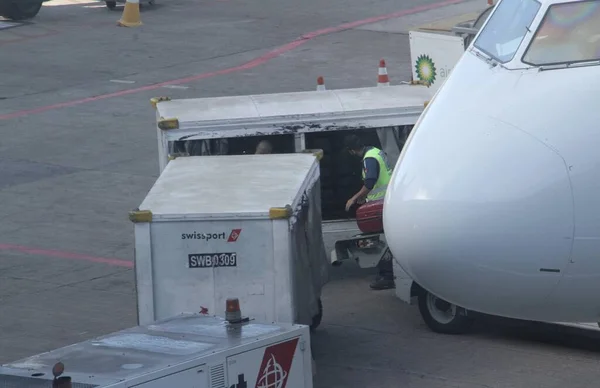 Guarulhos Aeroporto Internacional São Paulo Meio Covid Dezembro 2021 Guarulhos — Fotografia de Stock