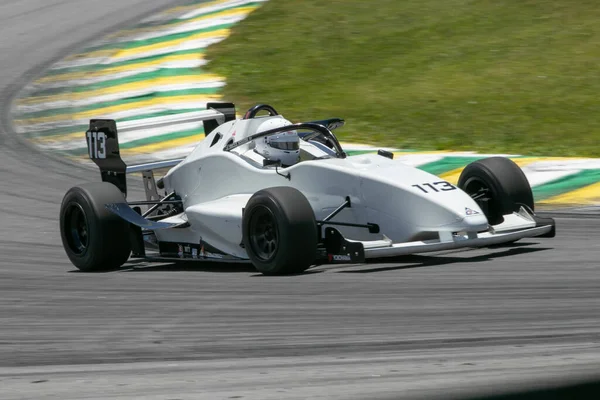 Formule Delta Týmy Během Volného Tréninku Závodní Dráze Interlagos Prosince — Stock fotografie