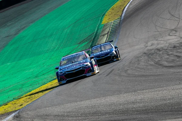 Formule Delta Équipes Lors Des Essais Libres Sur Piste Interlagos — Photo