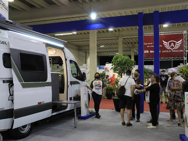 Εγκαίνια Της Έκθεσης Motorhome Στην Πόλη Pinhais Στην Πολιτεία Της — Φωτογραφία Αρχείου