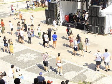 Müzik: 5. Curitiba Caz Festivali. 11 Aralık 2021, Curitiba, Parana, Brezilya: Hafta sonu ücretsiz olarak gerçekleştirilen Curitiba Caz Festivali 'nin 5. 