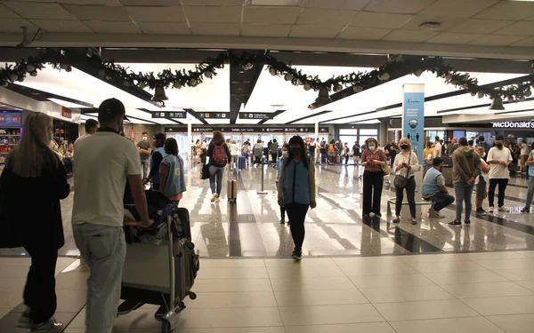 Міжнародний Аеропорт Езеїза Буенос Айрес Грудня 2021 Буенос Айрес Аргентина — стокове фото