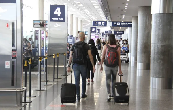 Aeroparque Jorge Newberry Havaalanı Buenos Aires Aralık 2021 Buenos Aires — Stok fotoğraf