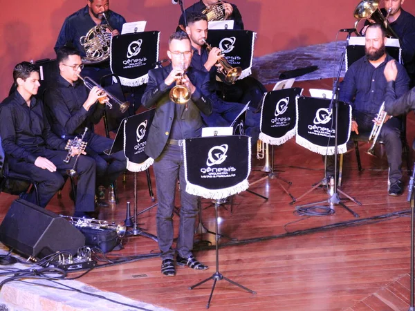 Genesis Orchestra Toca Canções Natal Memorial Curitiba Dezembro 2021 Curitiba — Fotografia de Stock