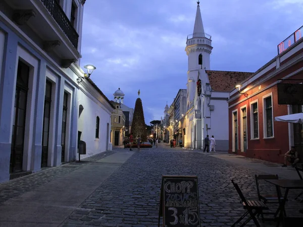 Largo Ordem Curitibas Historiska Centrum December 2021 Curitiba Parana Brasilien — Stockfoto