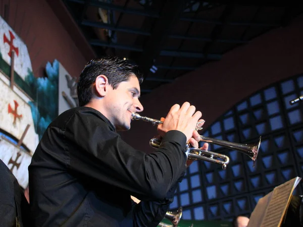 Genesis Orchestra Plays Christmas Songs Memorial Curitiba December 2021 Curitiba — Stock Photo, Image