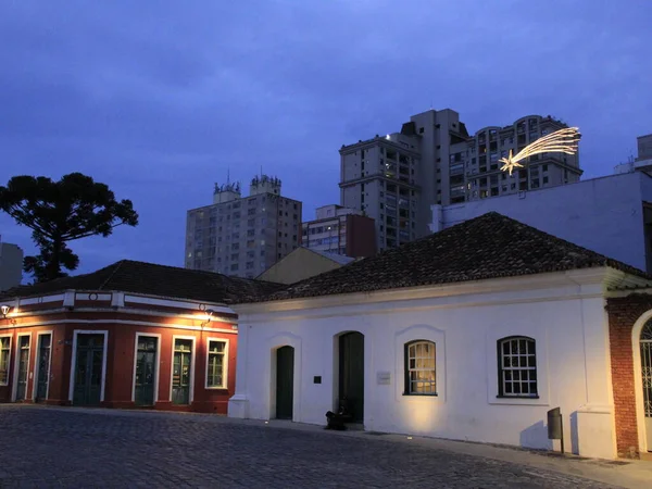 Largo Ordem Curitibas Historiska Centrum December 2021 Curitiba Parana Brasilien — Stockfoto