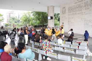 (PL Dans Hareketi. 14 Aralık 2021, Sao Paulo, Brezilya: 14 Aralık Salı günü Sao Paulo belediye meclisindeki Freitas Nobre Oditoryumu 'nda PL Dans hareketi sunumları gerçekleşti)