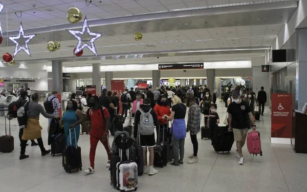 Nouveau Aéroport International Miami Est Surpeuplé Décembre 2021 Miami Floride — Photo