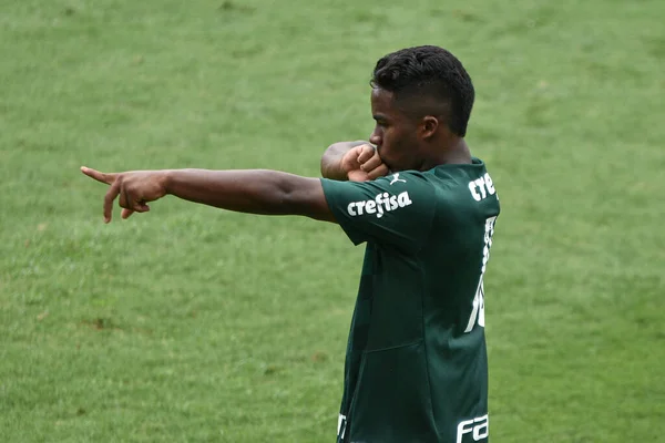 Paulista Soccer Championship Koryntian Palmeiras Grudnia 2021 Sao Paulo Brazylia — Zdjęcie stockowe