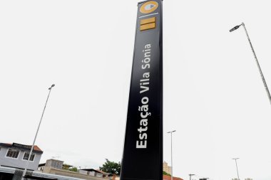 Vila Sonia Sarı Hat metro istasyonunun açılışı. 17 Aralık 2021, Sao Paulo, Brezilya: Sao Paulo Valisi Joao Doria (PSDB), 