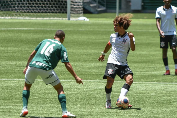 Int Finał Kategorii Campeonato Paulista Między Palmeiras Corinthians Grudnia 2021 — Zdjęcie stockowe