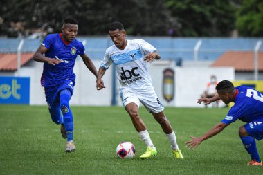 Sao Paulo Küçükler Futbol Kupası: Sao Caetano ve Perilima-PB. 5 Ocak 2021, Sao Caetano do sul, Sao Paulo, Brezilya: Sao Caetano ile Perilima-PB arasındaki futbol maçı, 2022 Sao Paulo Gençler Futbol Kupası 'nın ilk turu için geçerlidir.