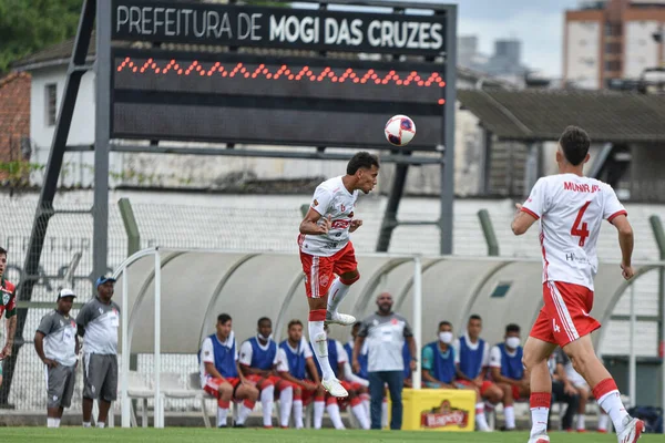 Sao Paulo Futbol Küçükler Kupası Uniao Mogi Portuguesa Ocak 2021 — Stok fotoğraf