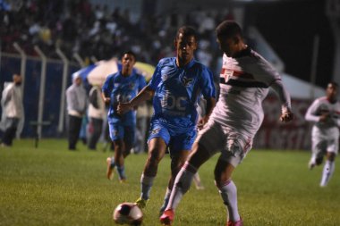 Sao Paulo Küçükler Futbol Kupası: Sao Paulo ve Perilima-PB. 8 Ocak 2021, Sao Caetano do Sul, Sao Paulo, Brezilya: Sao Paulo ile Perilima-PB arasındaki futbol maçı, 2022 Sao Paulo Gençler Futbol Kupası 'nın ikinci turu için geçerlidir.