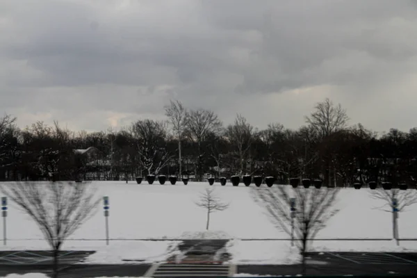 New Jersey Snowfall January 2022 New Jersey Usa First Awaited — Stockfoto