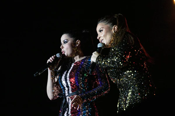 Country Duo Maiara Maraisa Concert Stage Music Park Florianopolis January — Stock Photo, Image