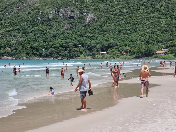 Playa Matadeiro Santa Catarina Con Las Altas Temperaturas Tarde Este — Foto de Stock