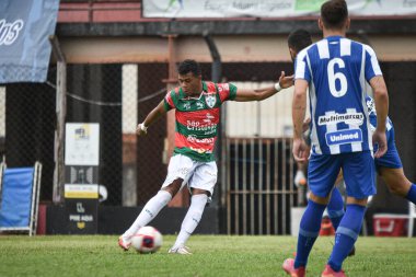 Sao Paulo Junior Soccer Cup 2022: Portuguesa and Avai. January 13, 2022, Guarulhos, Sao Paulo, Brazil: Soccer match between Portuguesa and Avai-SC, valid for the 2nd phase of the Sao Paulo Junior Soccer Cup 2022, held at Antonio Soares de Oliveira