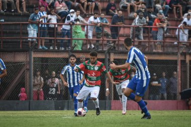 Sao Paulo Junior Soccer Cup 2022: Portuguesa and Avai. January 13, 2022, Guarulhos, Sao Paulo, Brazil: Soccer match between Portuguesa and Avai-SC, valid for the 2nd phase of the Sao Paulo Junior Soccer Cup 2022, held at Antonio Soares de Oliveira