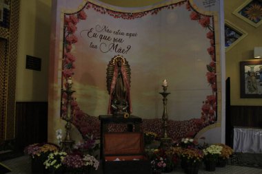 Religion: Priest Reginaldo Manzotti completes 27 years of priesthood with mass in Curitiba. January 14, 2022, Curitiba, Parana, Brazil: Mass celebrated by Priests Reginaldo Manzotti, who is completing 27 years of priesthood