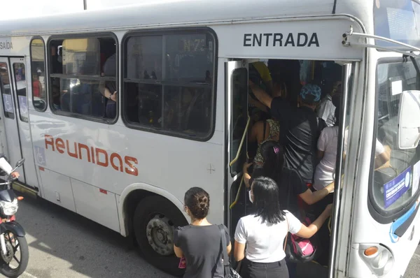 Strike Causing Blockage Highways Natal January 2022 Natal Rio Grande — Stock Photo, Image