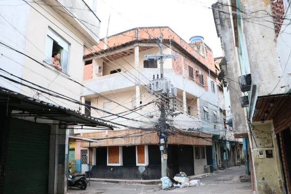 Operasyon Favela do Jacarezinho Rio de Janeiro 'da. 19 Ocak 2022. Brezilya, Rio de Janeiro: Jacarezinho 'daki operasyon, Upps' un kurulmasından 14 yıl sonra yeni bir toplum işgal projesi olan Cidade Integrada 'da başladı