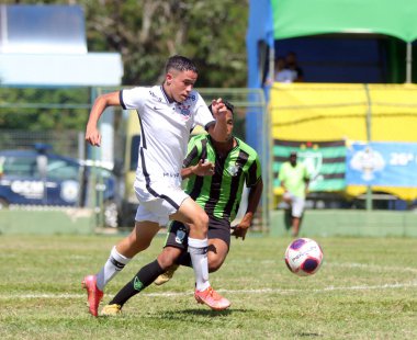 Votorantim 15 Yaş Altı Futbol Kupası 'nın 26.' sı: Corinthians ve America-MG. 19 Ocak 2022, Votorantim, Sao Paulo, Brezilya: Corinthians ve America-MG arasındaki futbol maçı, Votorantim 15 Yaş Altı Futbol Kupası 'nın 26.